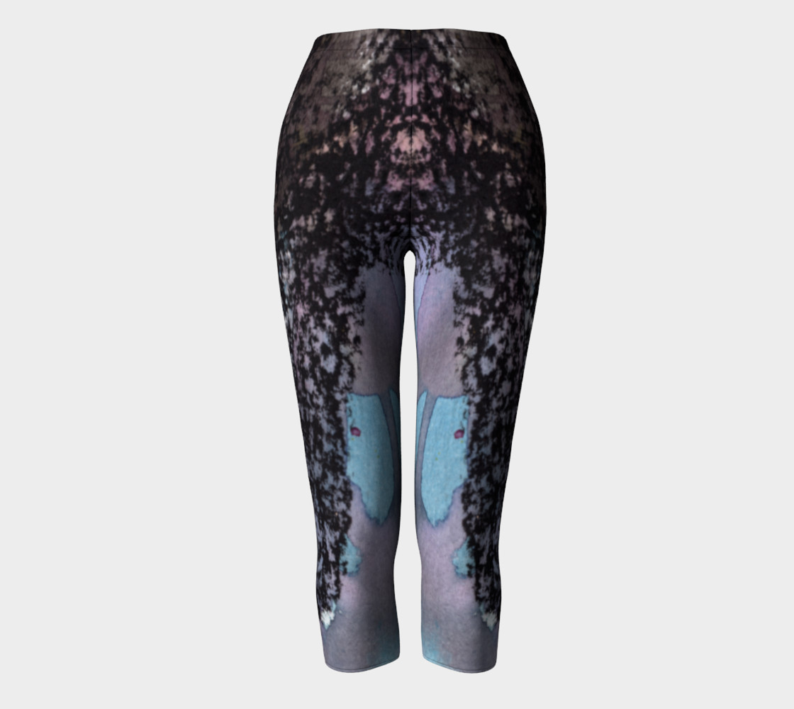 Abstract Black Lace Sexy Capris preview #2