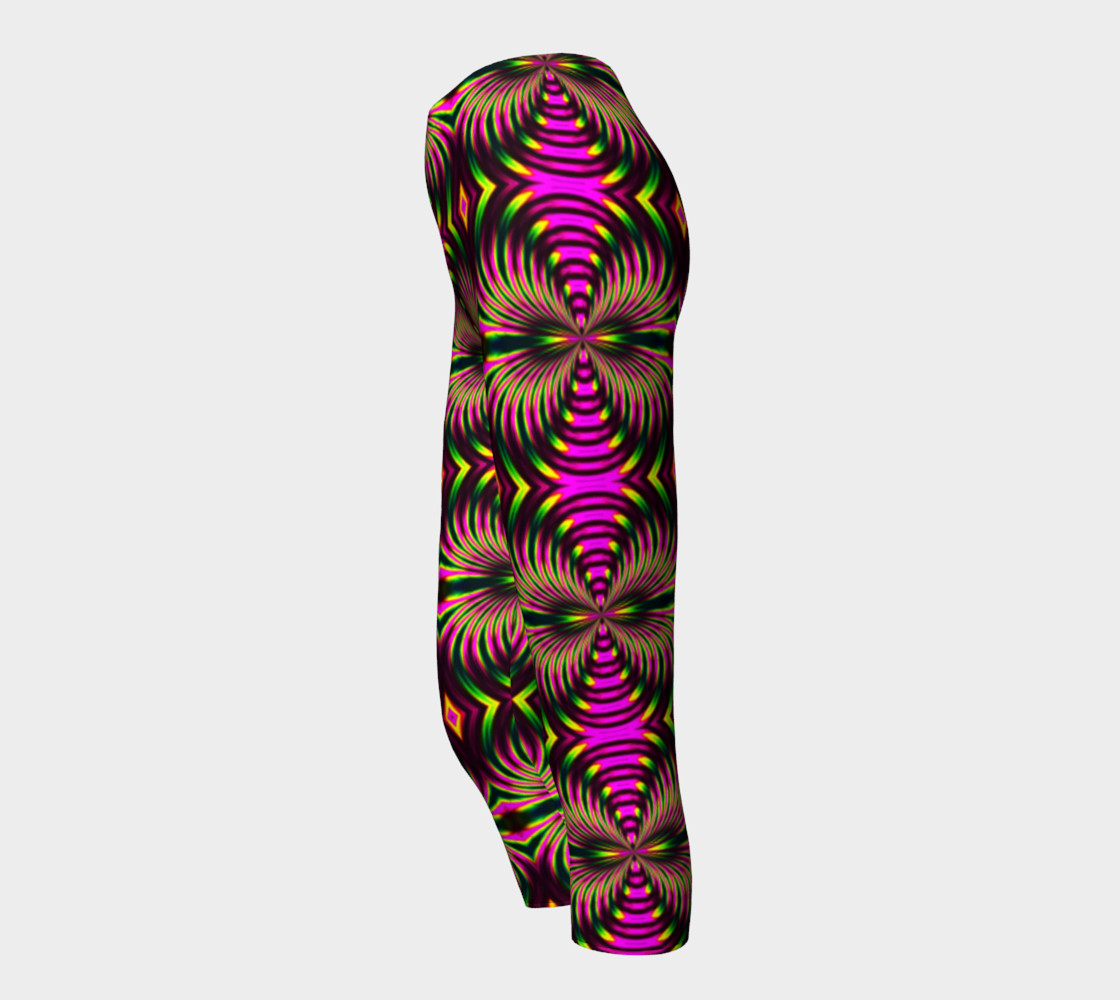 Psychedelic Flamingo Capris preview #3