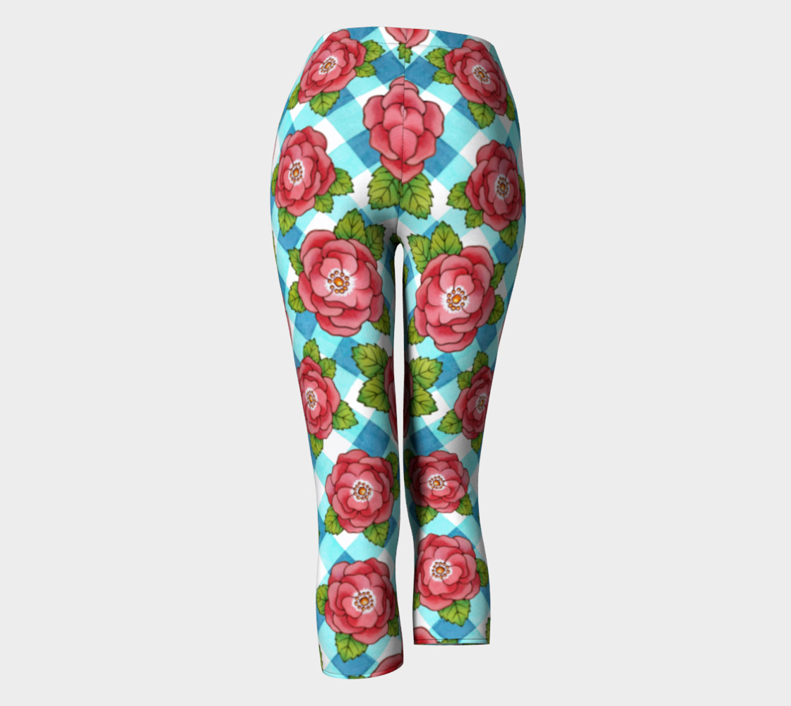 Alpen Rose on Blue Gingham preview #4