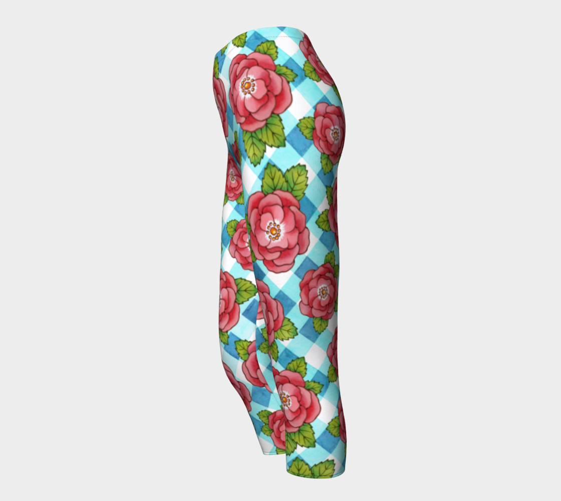 Alpen Rose on Blue Gingham preview #3