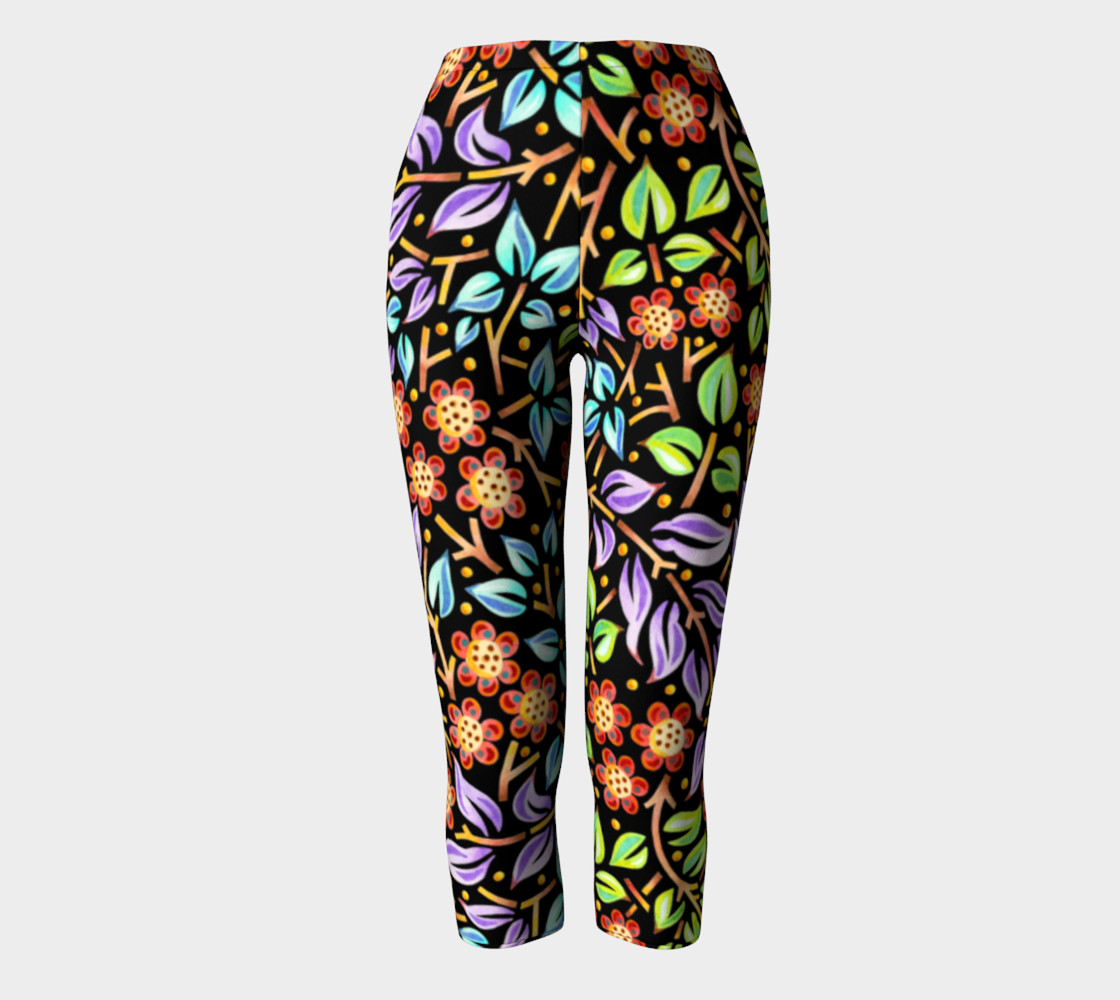 floral capris