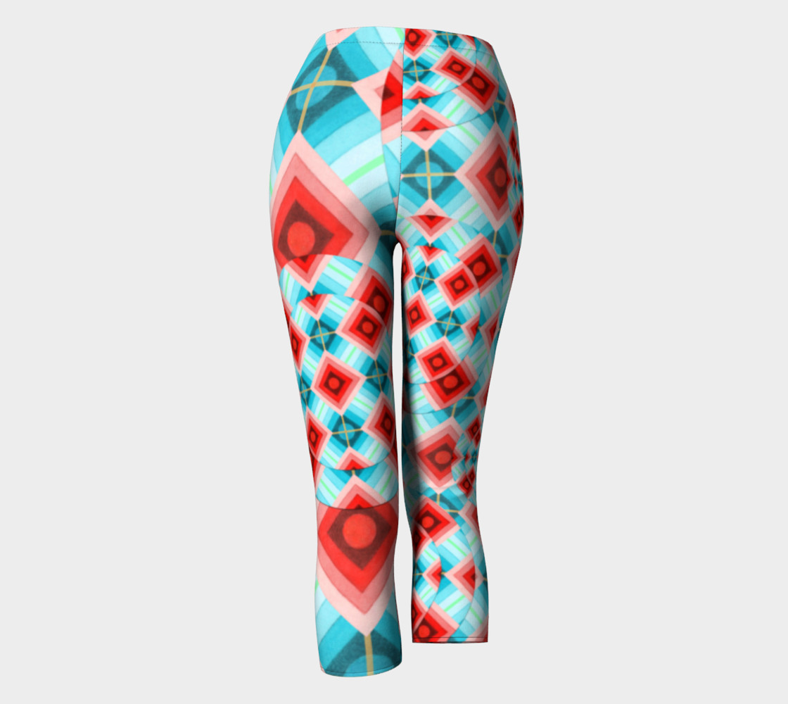 Aperçu de Groovy Groovy Argyle Capri Leggings #4