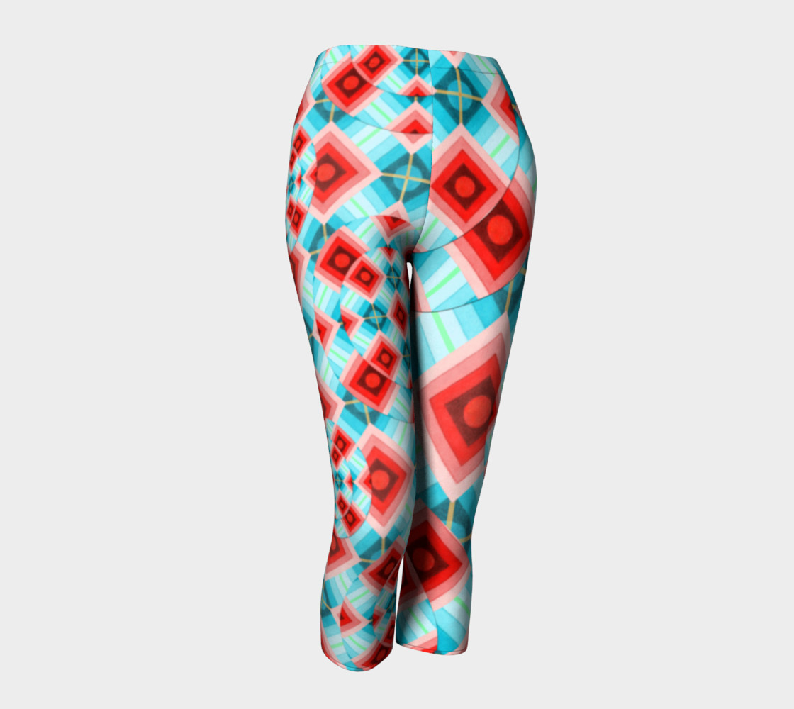 Aperçu de Groovy Groovy Argyle Capri Leggings #1