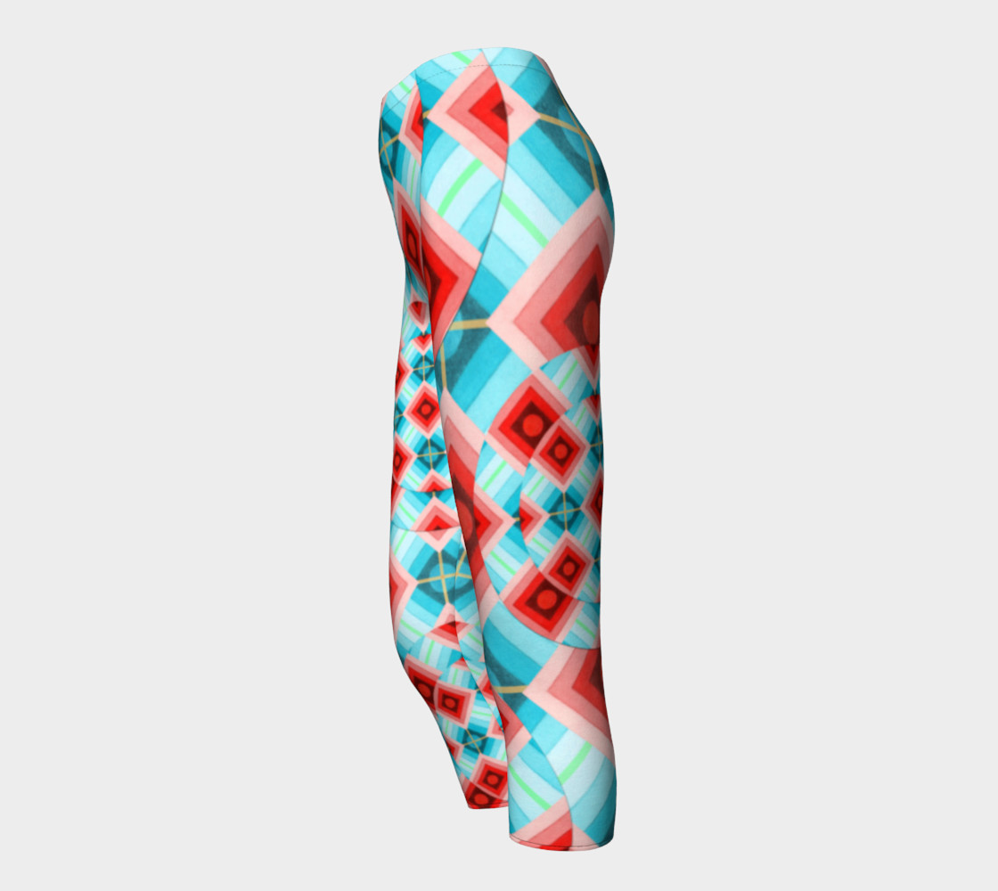 Aperçu de Groovy Groovy Argyle Capri Leggings #3