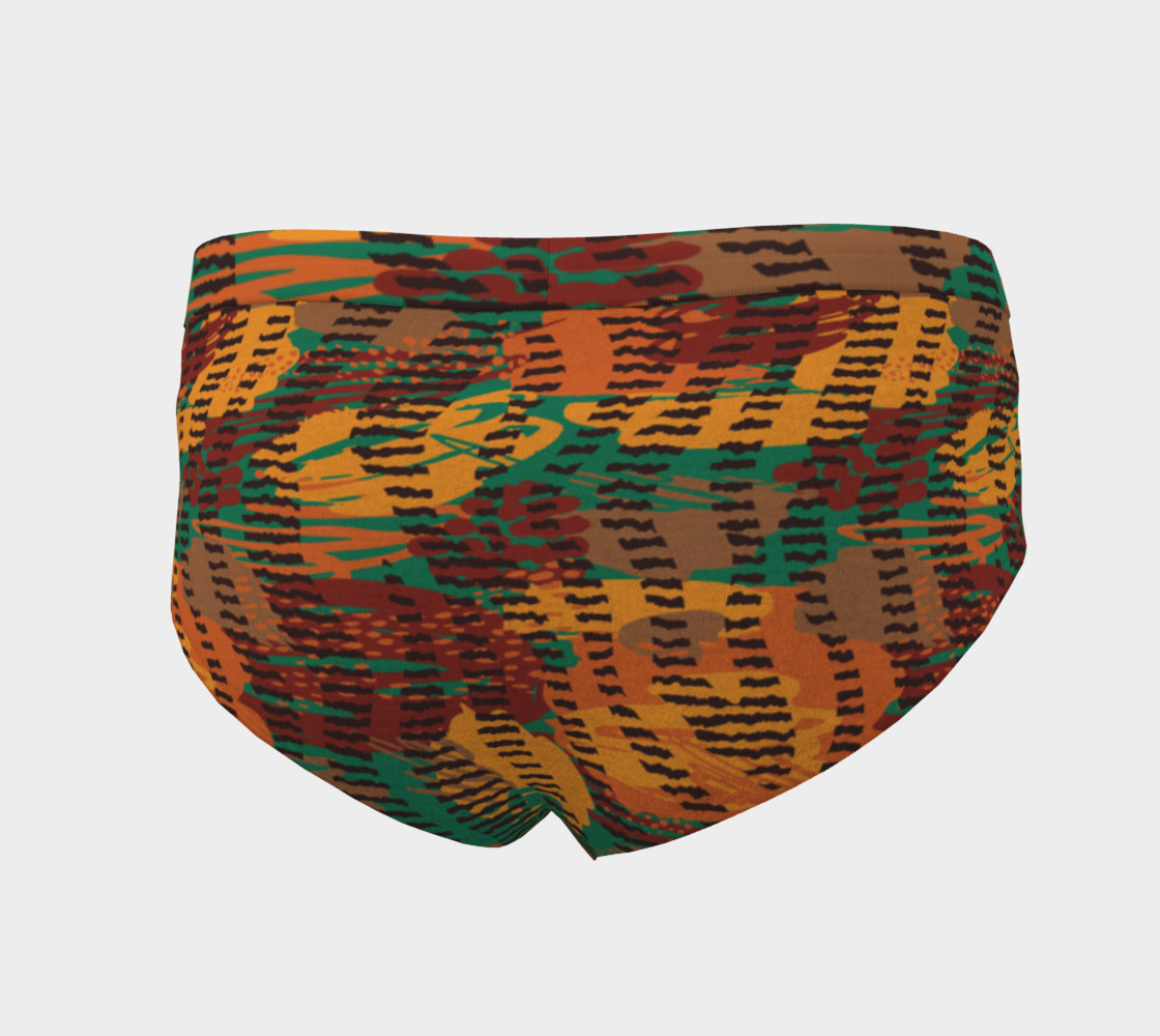 Abstract Animal Stripes Cheeky Briefs preview #4