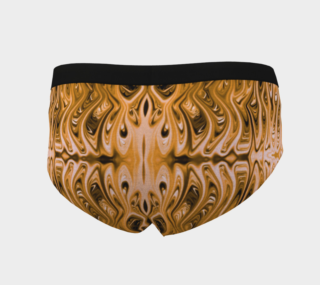 Vintage Gold Squid on Black preview #4