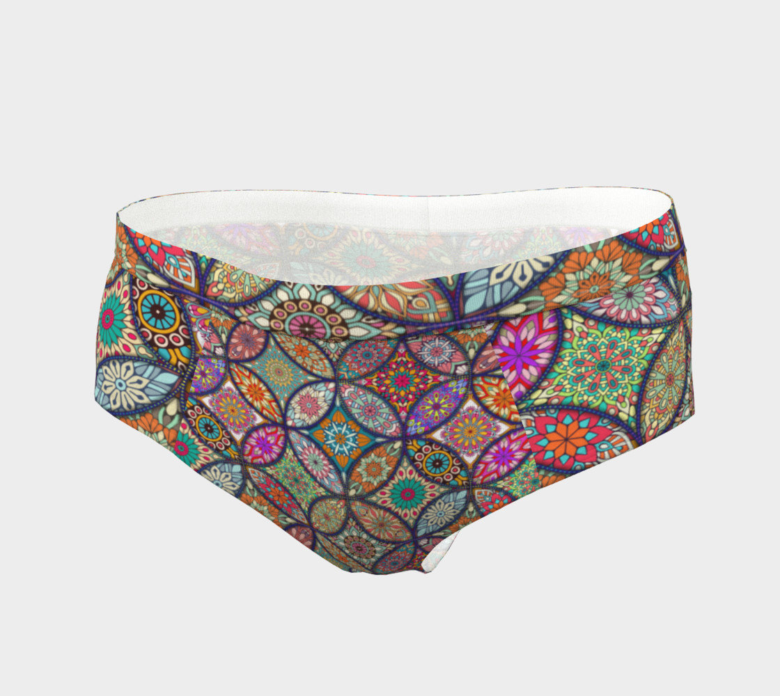 Vibrant Mandalas Cheeky Briefs preview #3
