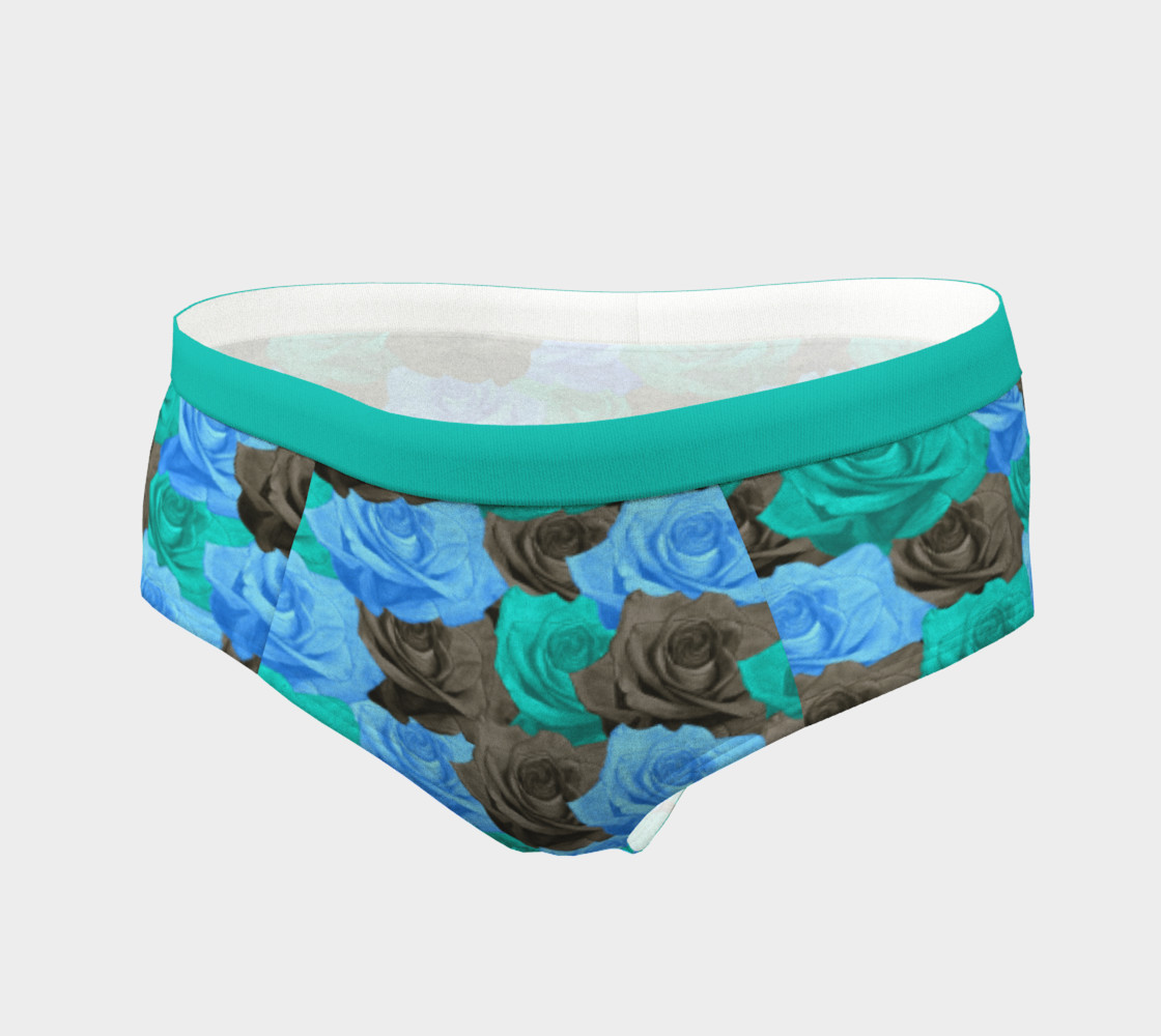 Aperçu de Blue Roses Cheeky Briefs #3