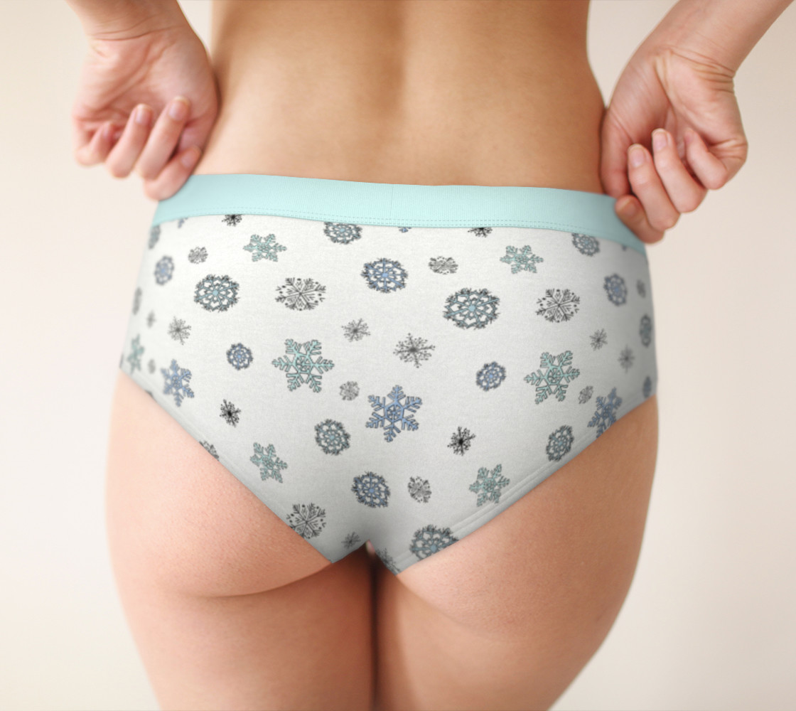 Snowflakes Cheeky Briefs preview #2