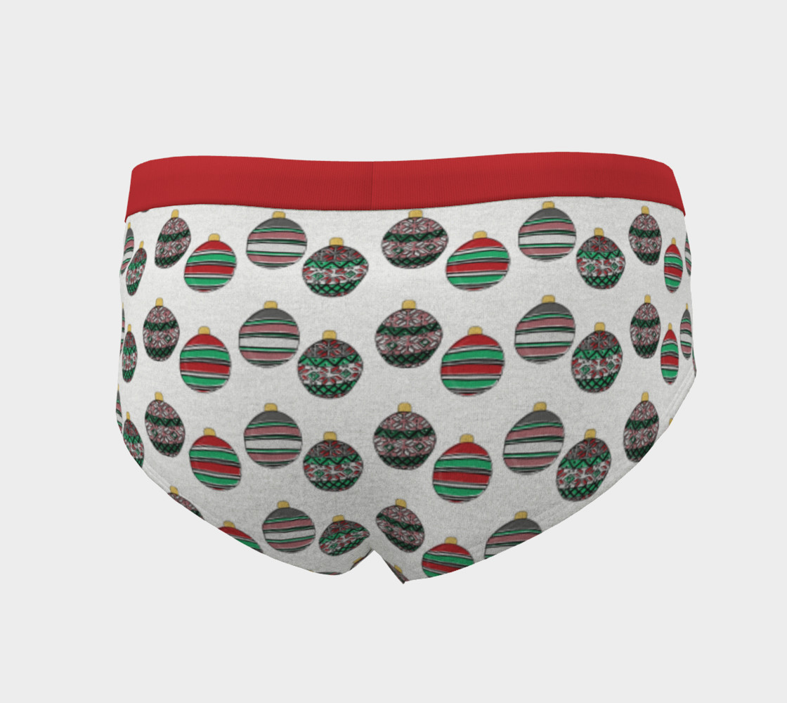 Aperçu de Happy Holidays Cheeky Briefs #4