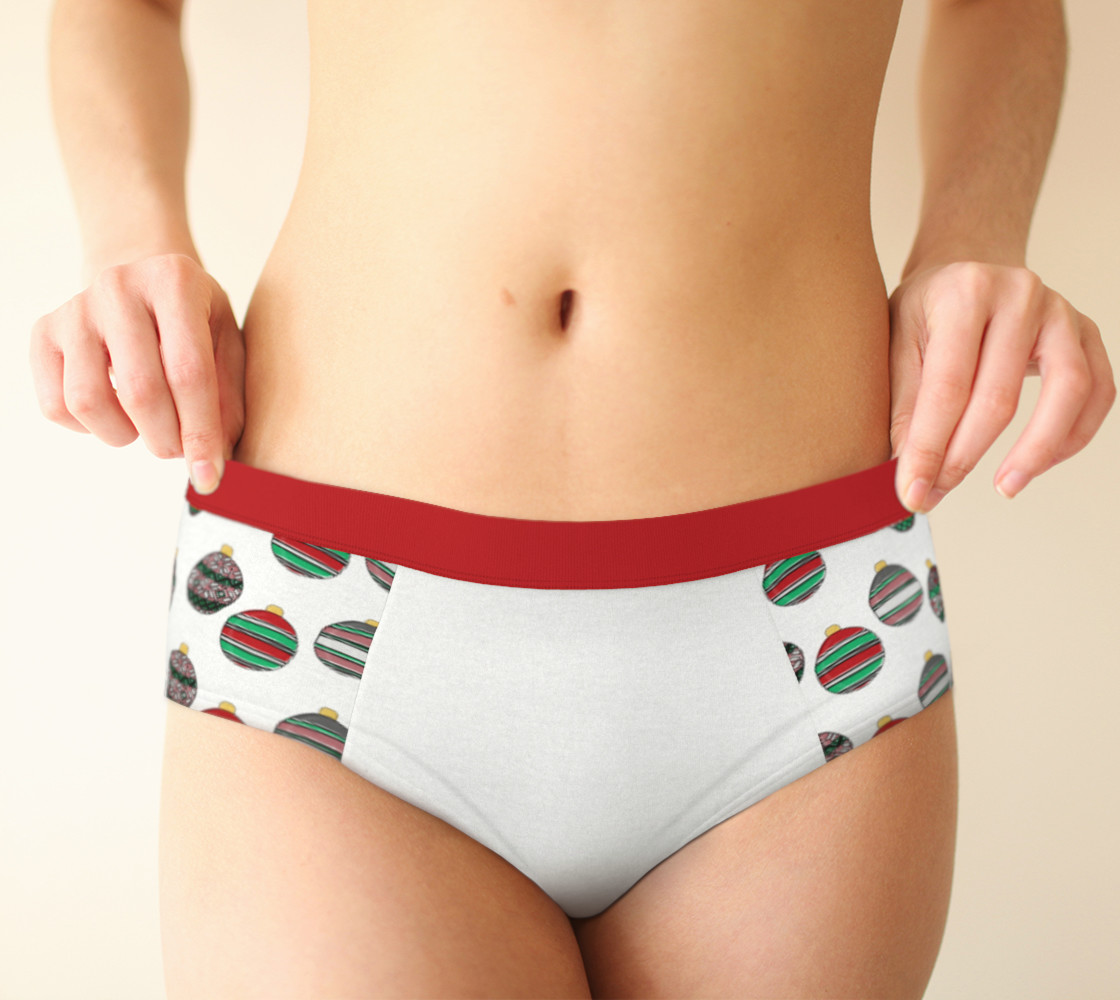 Aperçu de Happy Holidays Cheeky Briefs #1