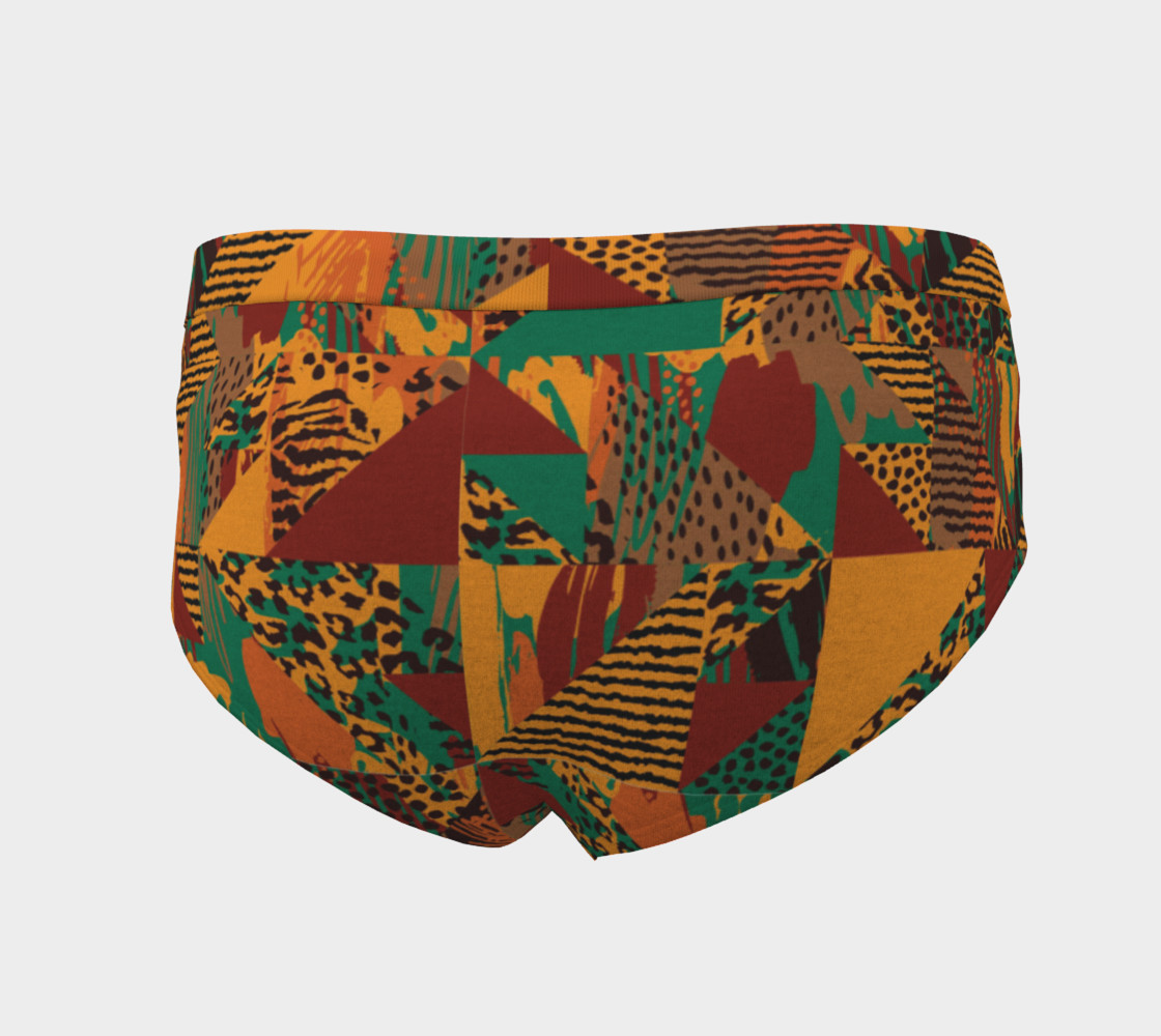 Abstract Safari Print Cheeky Briefs preview #4
