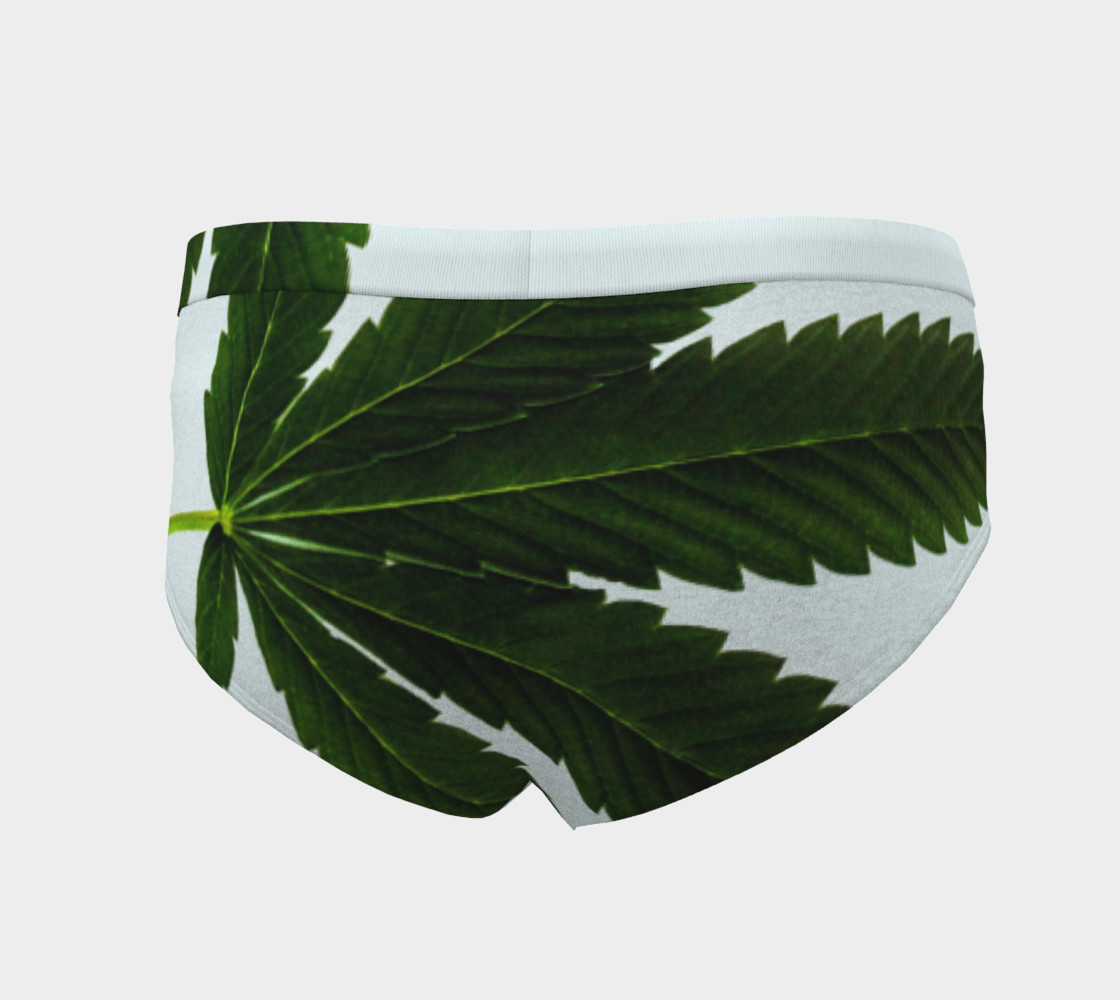Marijuana Leaf Emerald Green and Icy Blue preview #4
