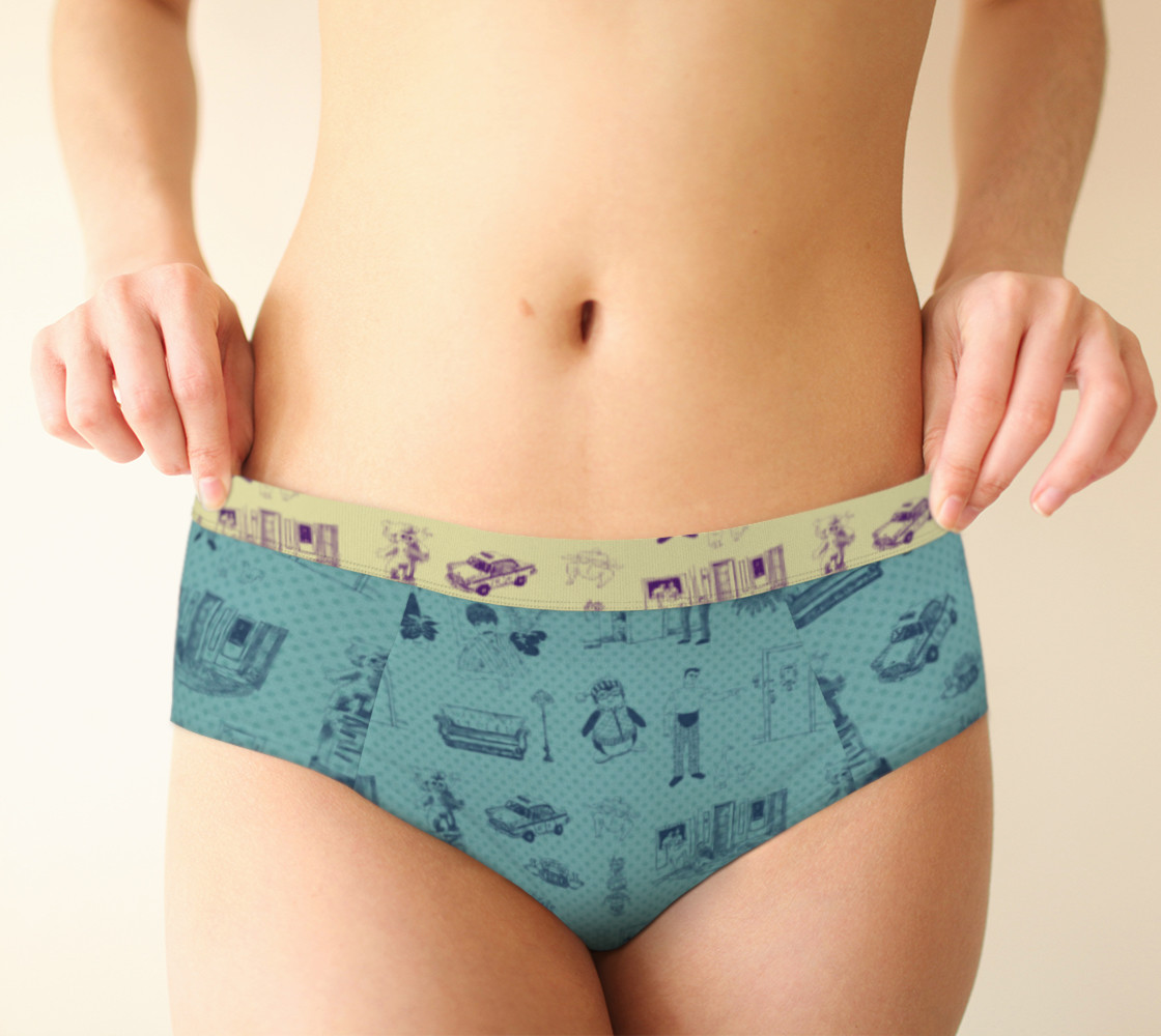 Aperçu de Friends Cheeky Briefs in blue #1