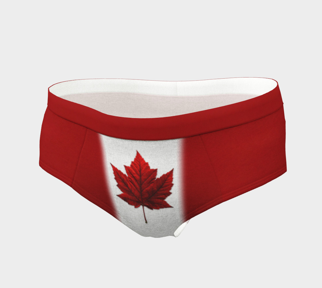 Canada Flag Panties Canada Souvenir Underwear thumbnail #4