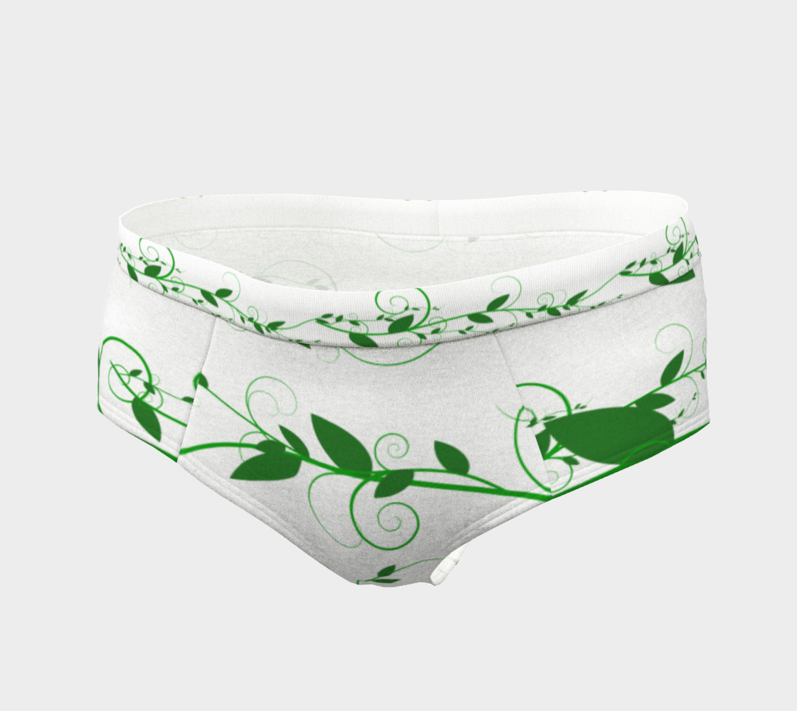 Green Swirly Vines preview #3