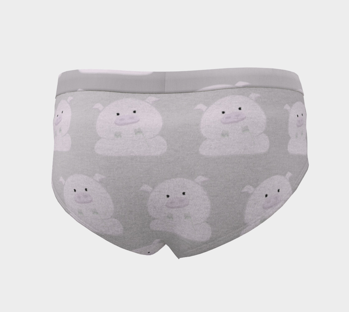 Pink Piggies on Grey preview #4