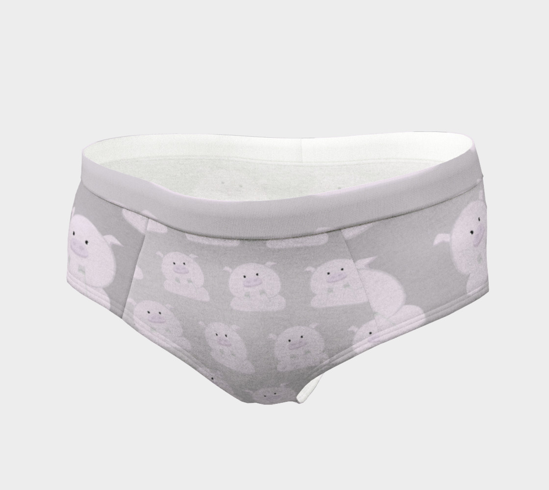 Pink Piggies on Grey preview #3