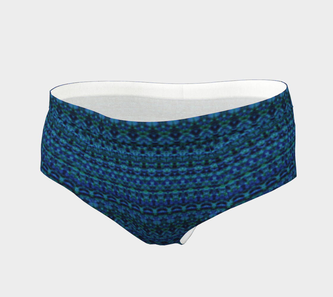 Green and Blue Damask preview #3