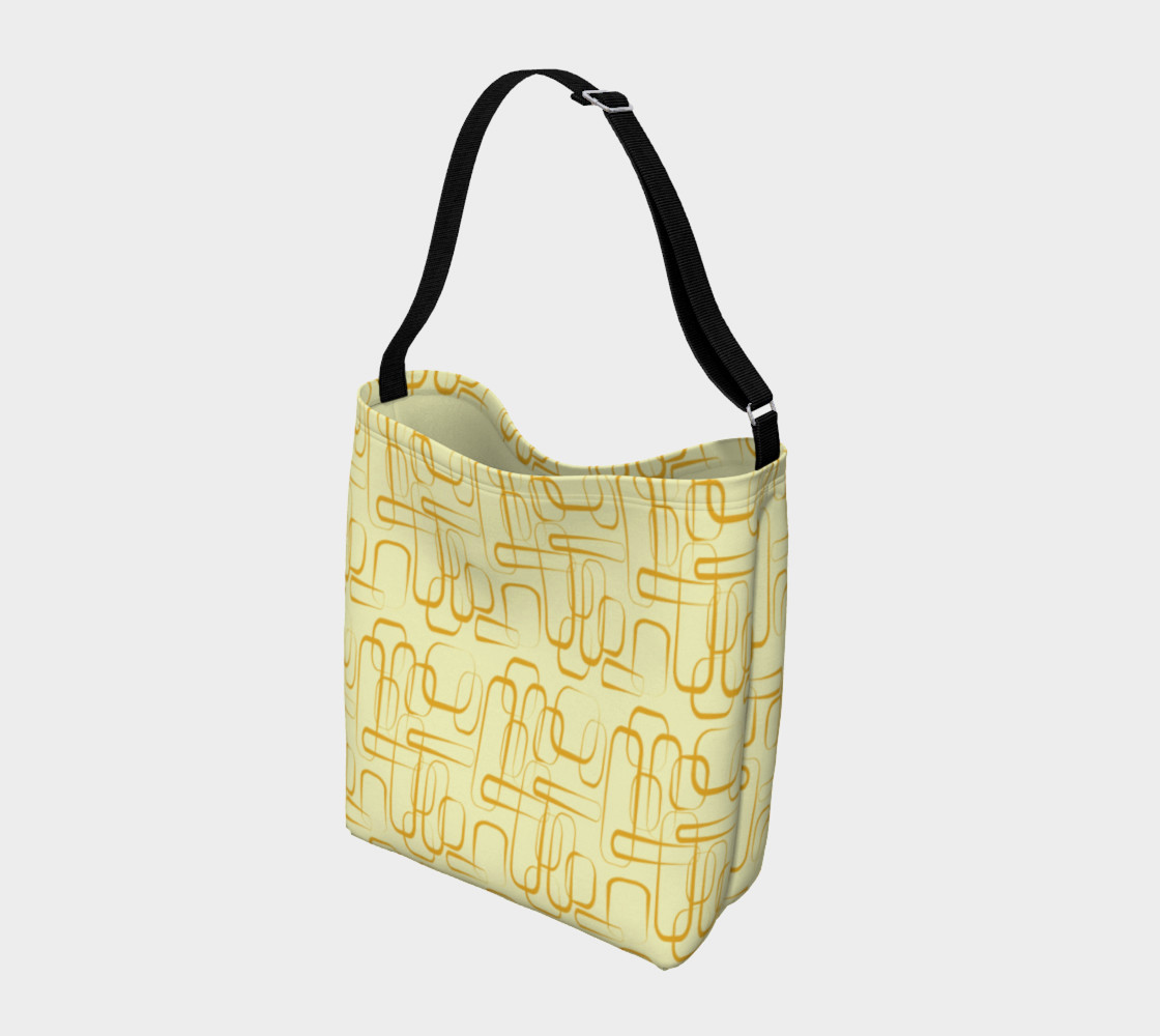Mid Century Modern Yellow Daybag preview #2