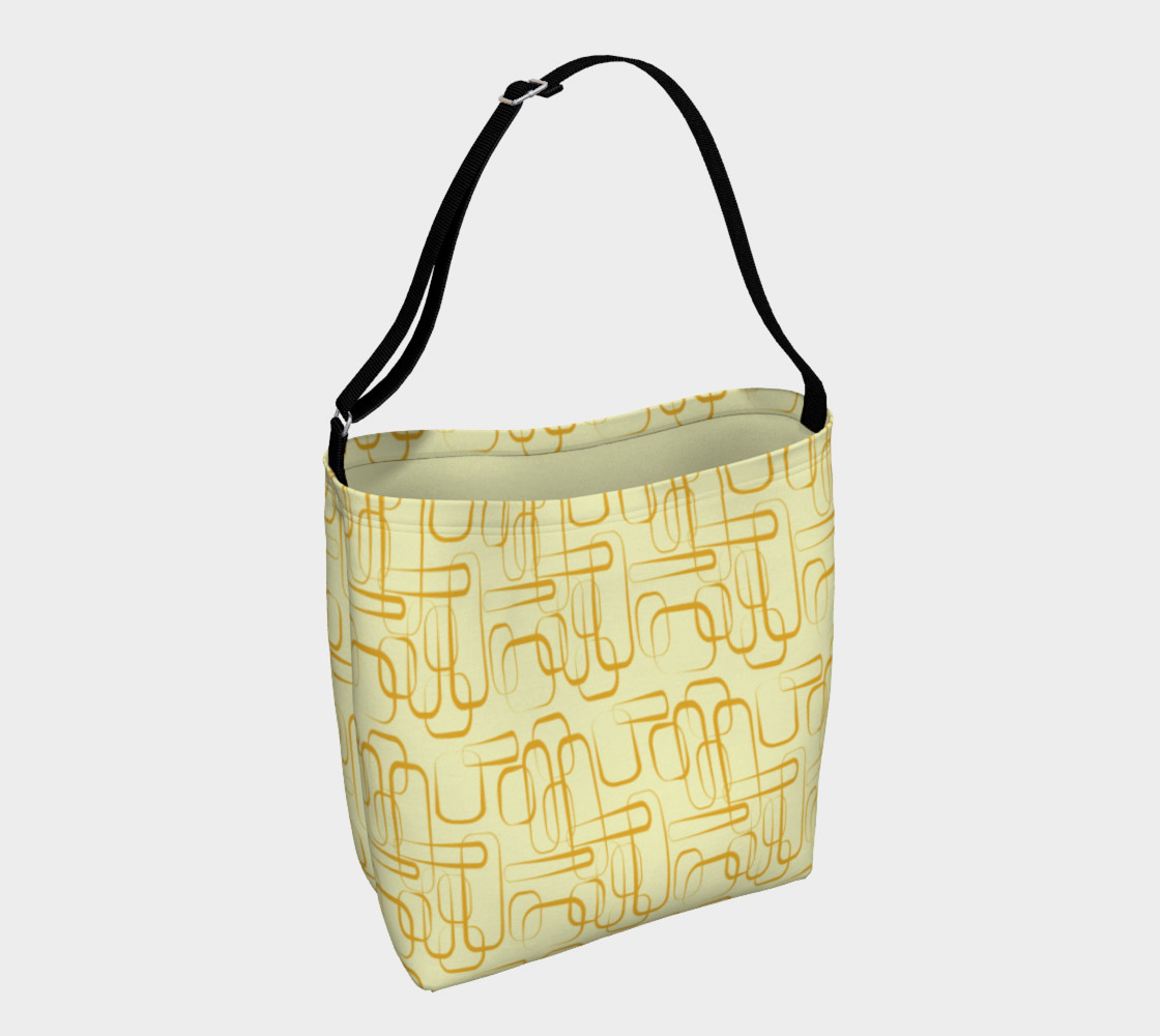 Mid Century Modern Yellow Daybag preview #1