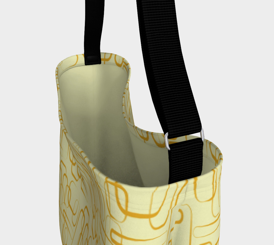 Aperçu de Mid Century Modern Yellow Daybag #3