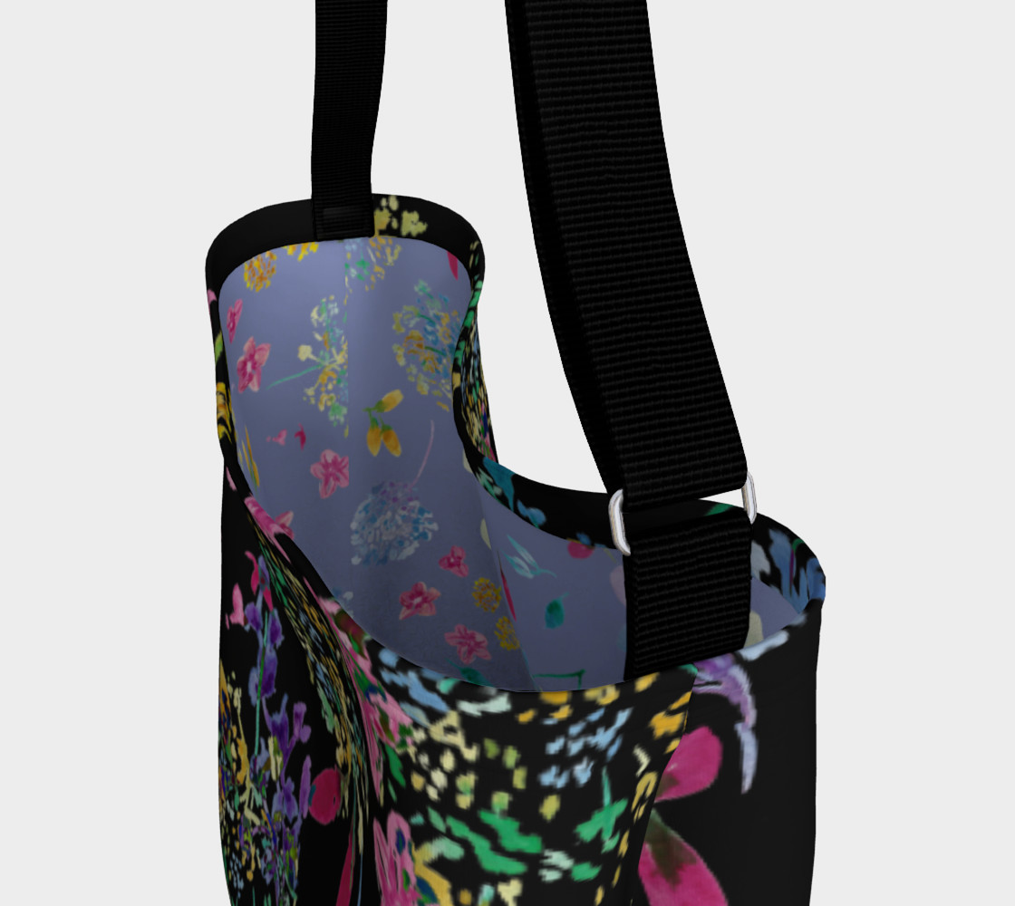 Aperçu de Black Floral Bag #3