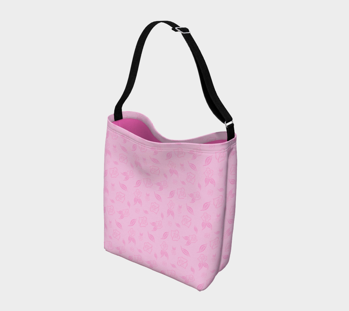 Cartoon Rose Tote Bag preview #2