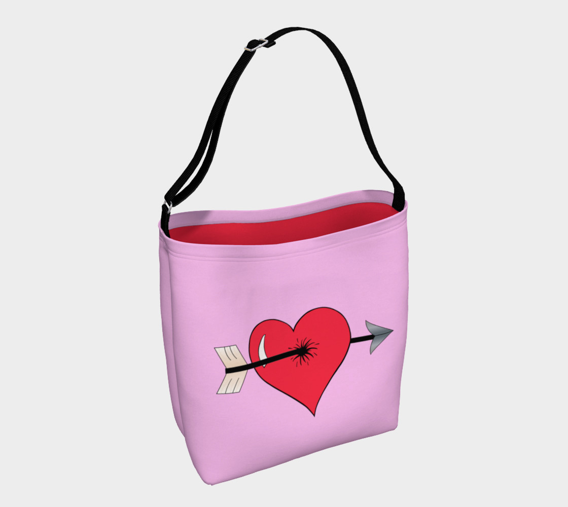 Aperçu de Struck by Cupid's Arrow Tote Bag #1
