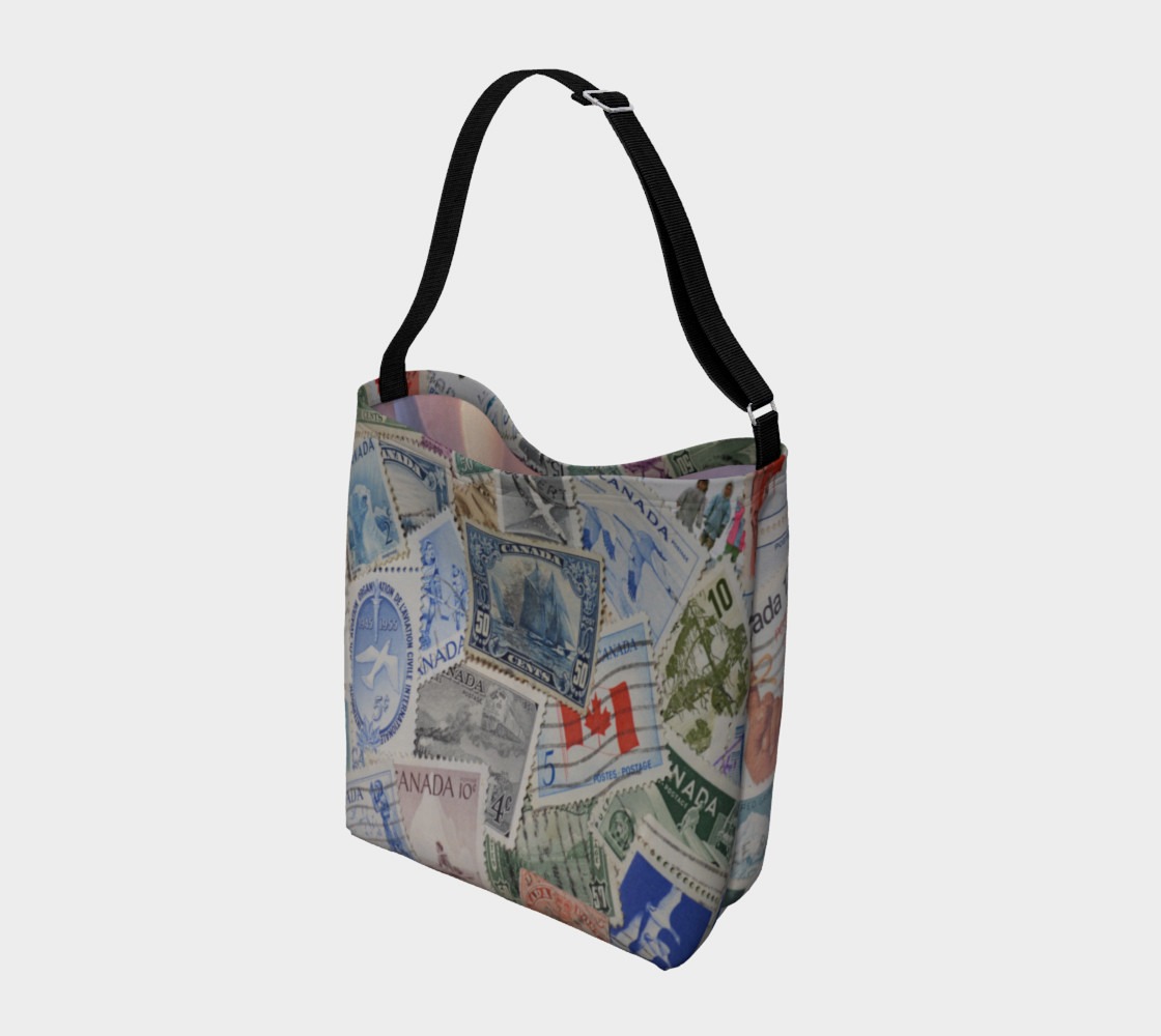 Aperçu de Canadian Postage Stamps Day Tote #2