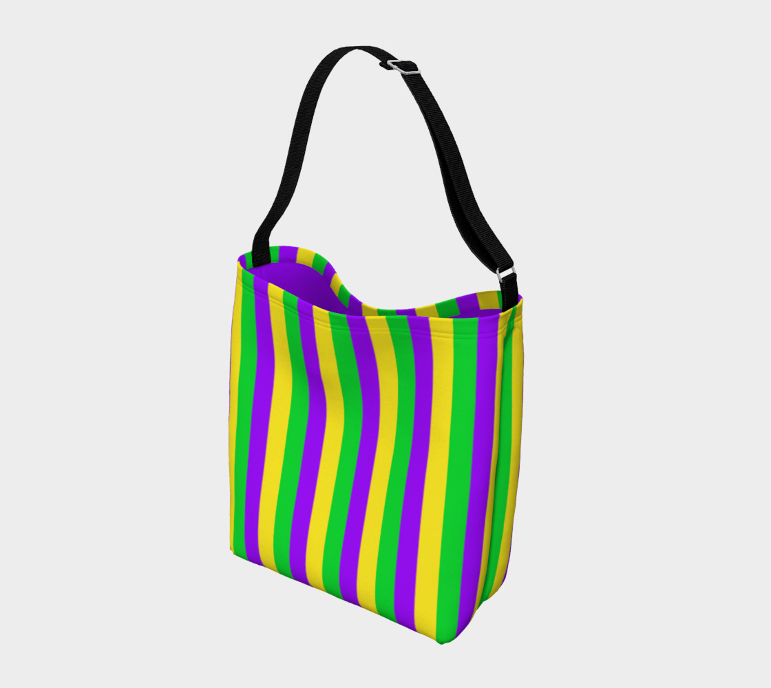 Aperçu de Mardi Gras Purple, Green, and Gold Vertical Stripes #2