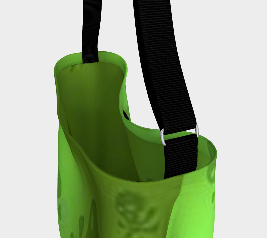 Cartoon Skull On Green Day Tote bag preview #3