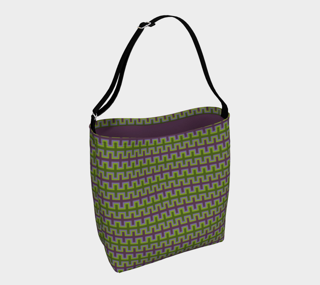 Aperçu de Purple and Green Southwest Blanket #1