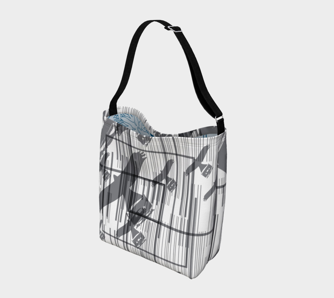 Aperçu de birds of grey day bag #2
