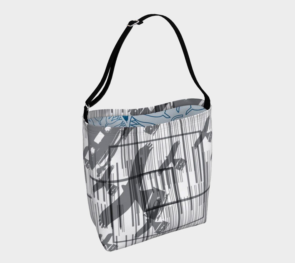 Aperçu de birds of grey day bag #1
