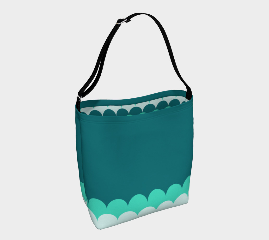 Aperçu de Mermaid Scales Tote Bag #1