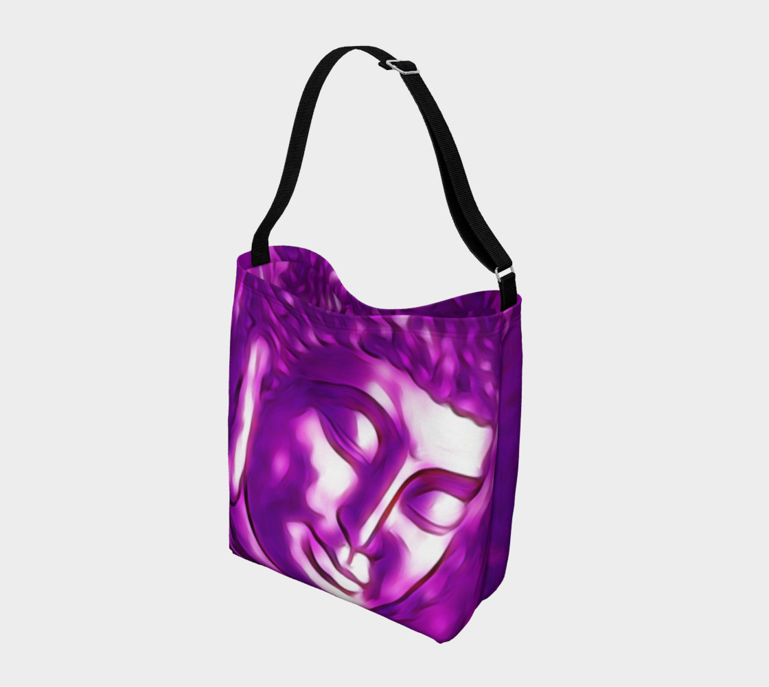 Aperçu de Pink Purple Buddha Art Portrait #2