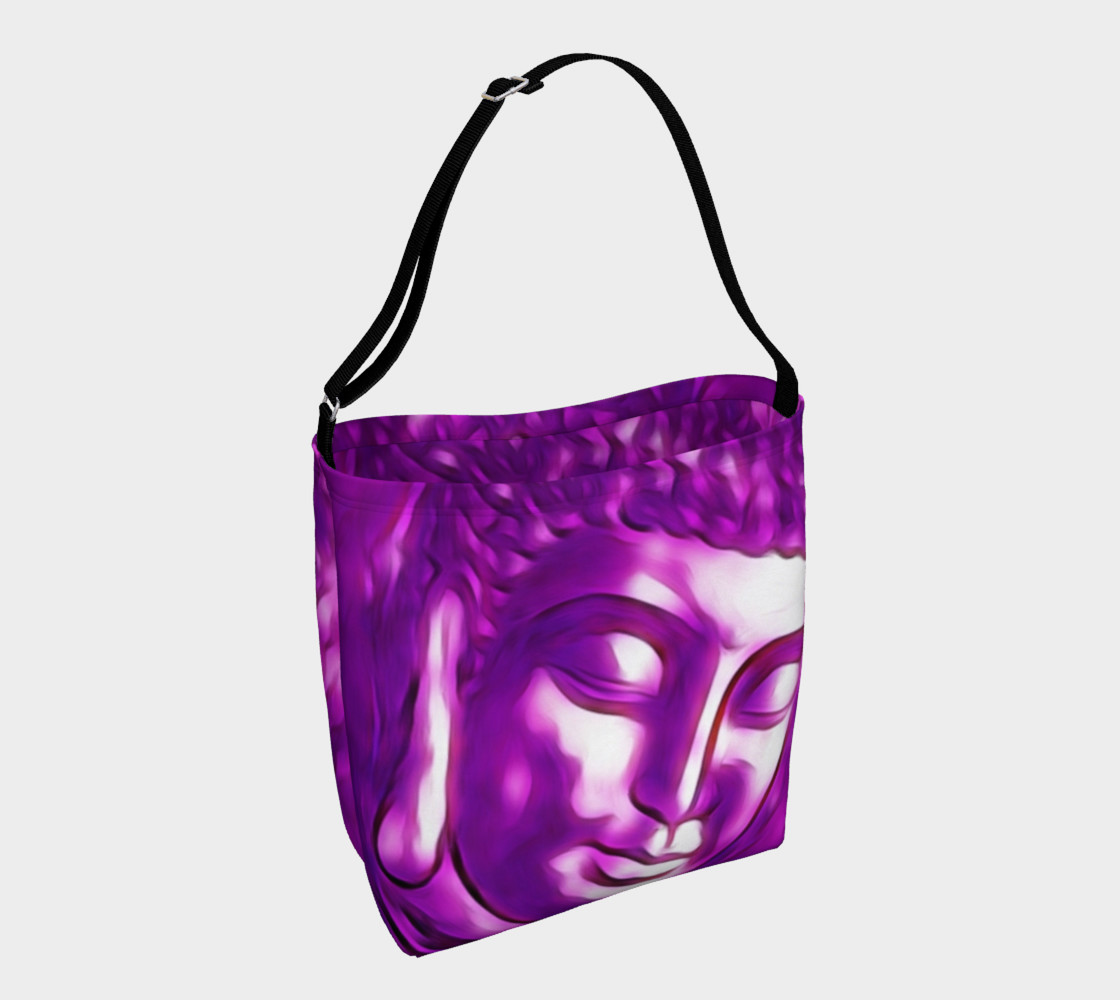 Aperçu de Pink Purple Buddha Art Portrait #1