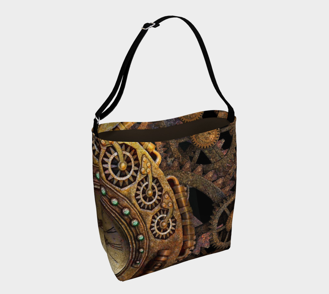 Steampunk Gears Day Tote 3D preview
