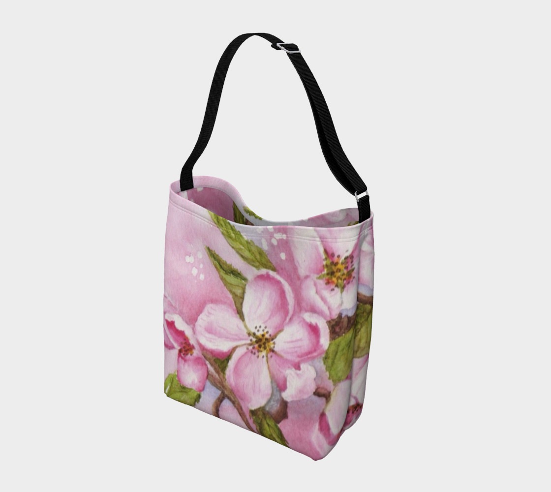 Watercolor Pink Apple Blossoms preview #2