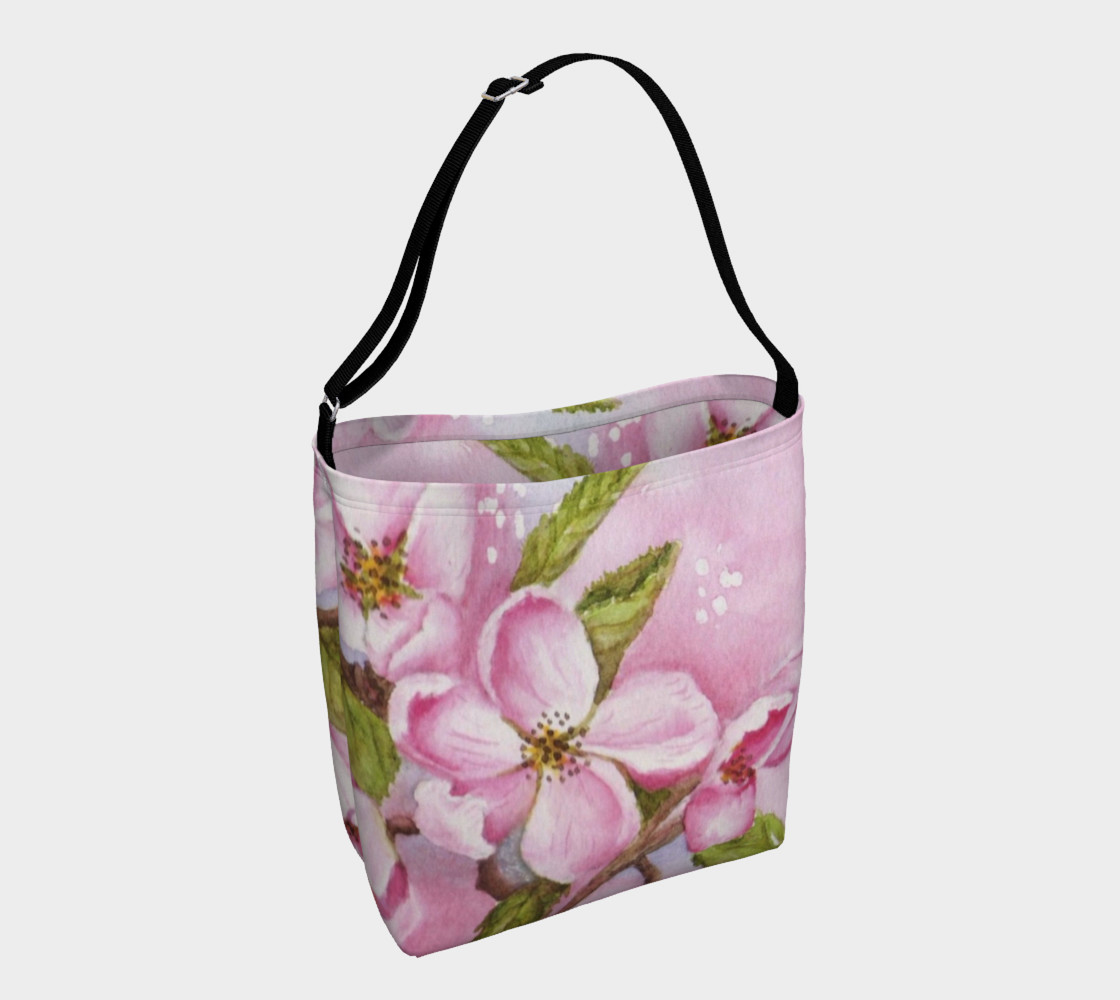Watercolor Pink Apple Blossoms preview #1
