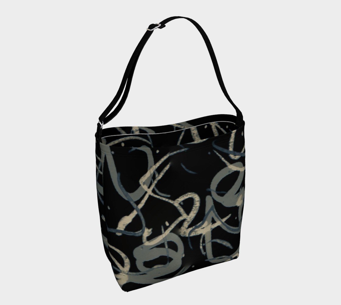 Aperçu de Irregular Lines Abstract Texture Bag #1