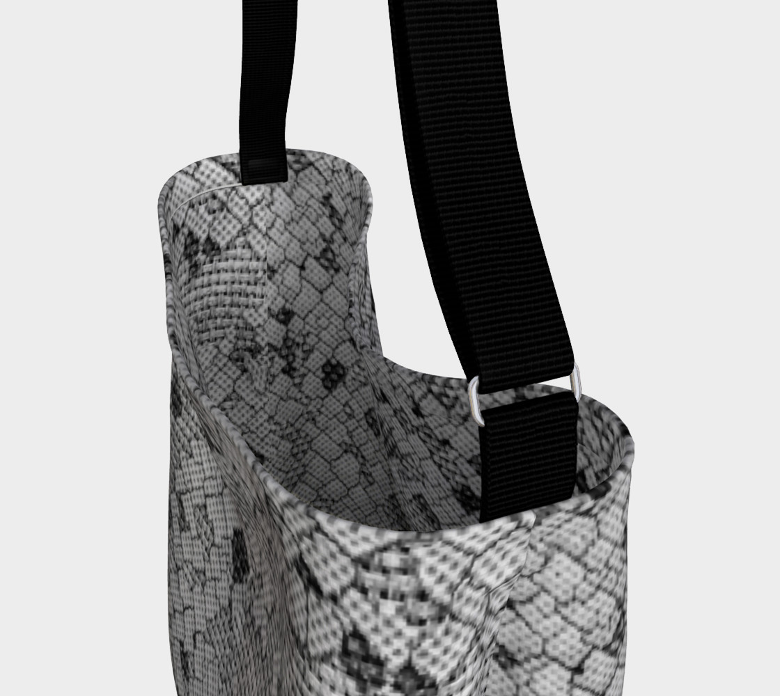 Aperçu de Cracked Texture Abstract Print Bag #3