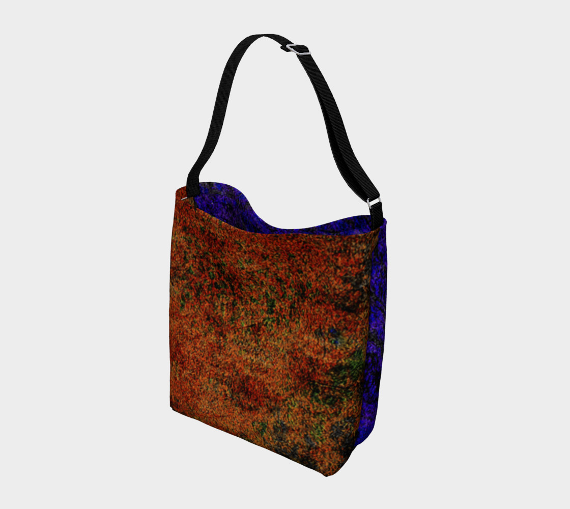 Colored Rusty Abstract Grunge Texture Print Bag Miniature #3