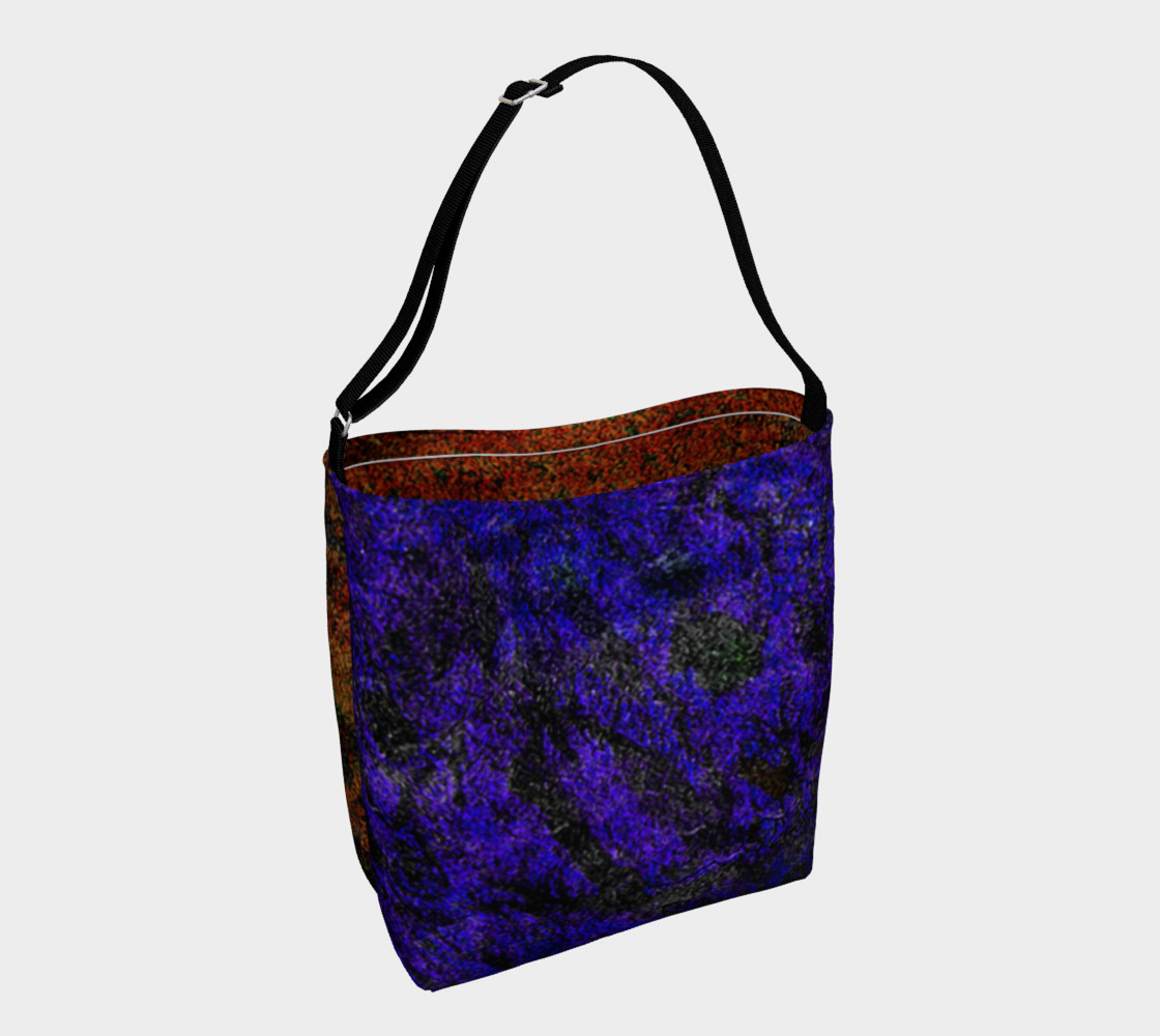 Colored Rusty Abstract Grunge Texture Print Bag Miniature #2
