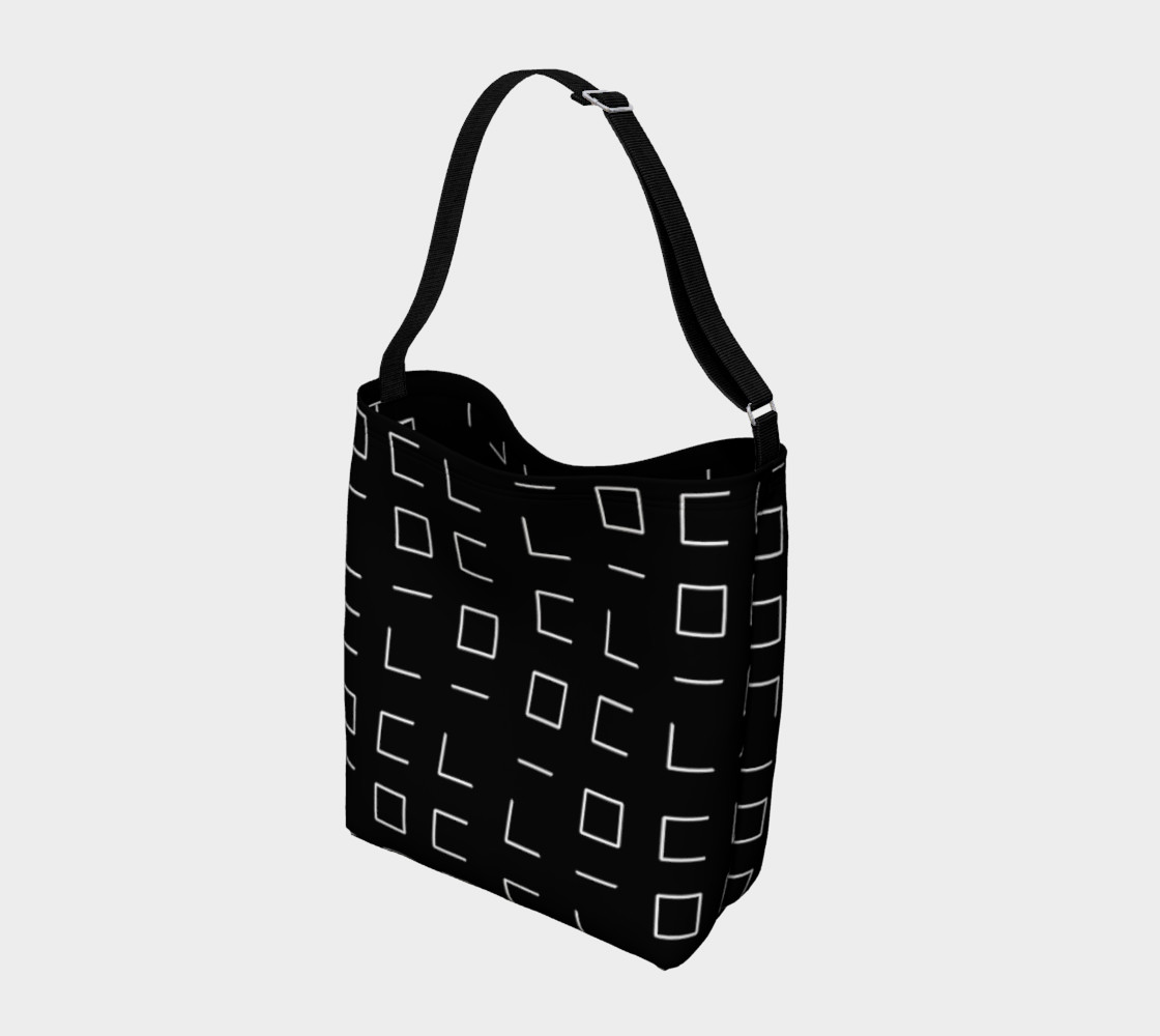 Minimalistic Geometric Pattern Bag Miniature #3