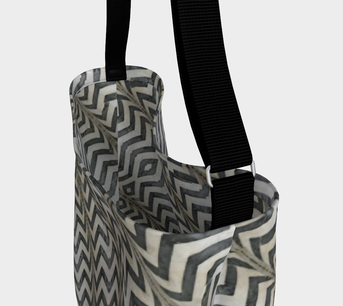 Aperçu de Diagonal Striped Print Pattern Bag #3