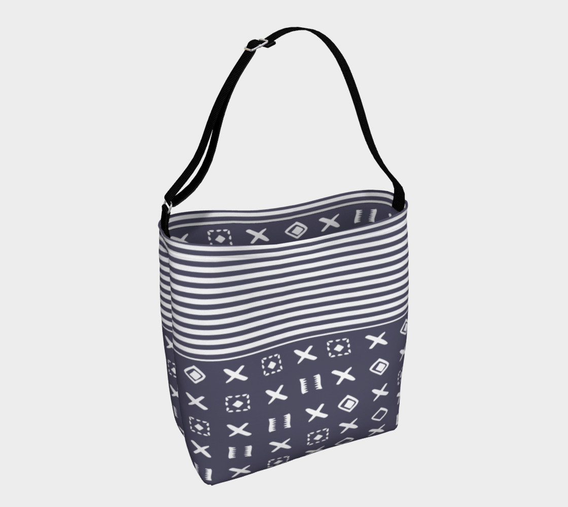 Aperçu de day tote mudcloth 7i #1