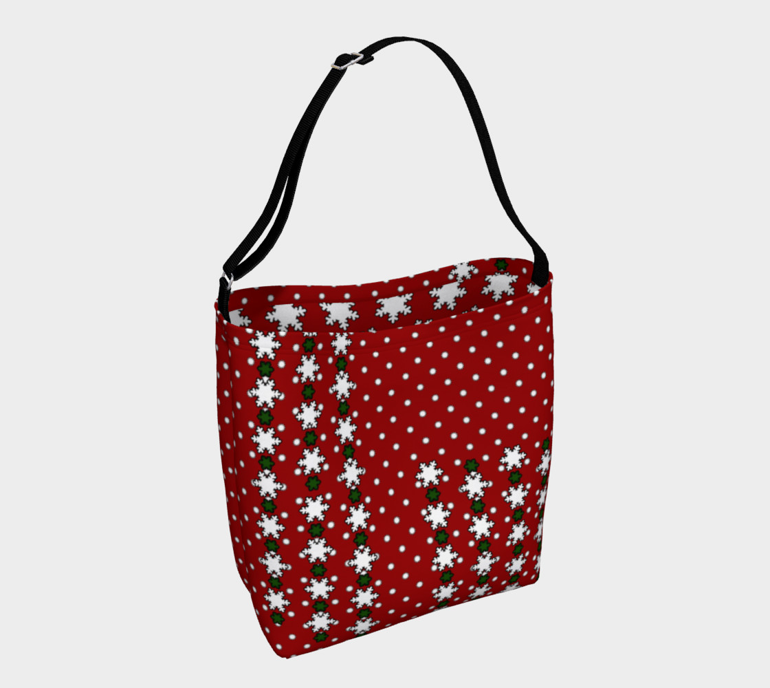 Winter Snowflakes Day Tote preview #1