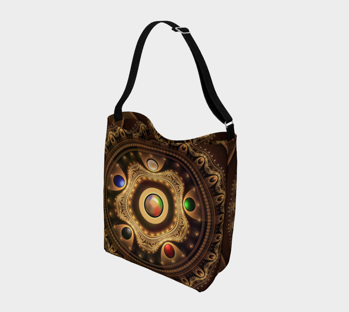 Aperçu de 5 Fractal Colors of Magic the Gathering Day Tote Bag #2